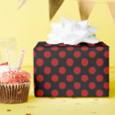 Search for black and red polka dot wrapping paper Modern