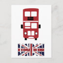 Recherche de transport de londres cartes postales Rouge
