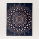 Recherche de mandala floral puzzles Moderne
