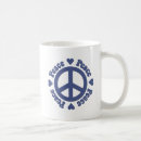 Search for blue peace sign mugs Hippie