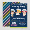 Search for kids cooking party invitations Modern