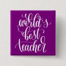 Search for worlds best teacher buttons Classroom