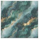 Search for gold and teal fabric Green