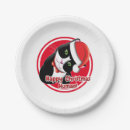 Search for black and white christmas paper plates Cat