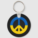 Search for peace sign round keychains Ukrainian