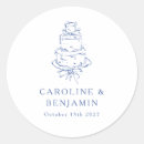 Search for cake wedding stickers Elegant