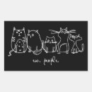 Search for cat lover rectangle stickers Pets