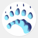 Search for bear paw prints stickers Blue