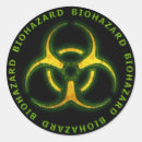 Search for danger stickers Biohazard symbol