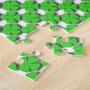 Search for four leaf clover puzzles Green