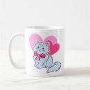 Search for kawaii cat mugs Hearts