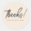 Search for simple business thank you stickers Elegant