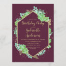 Recherche de succulents anniversaire invitations Fête d'anniversaire
