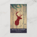 Search for deer business cards Rustic