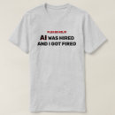 Search for artificial intelligence tshirts Data