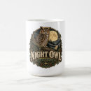 Search for vintage owl mugs Full moon