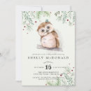 Search for owl invitations Rustic