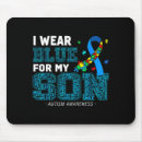 Search for volunteers mousepads World autism day volunteering
