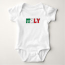 Search for italian flag baby clothes Red