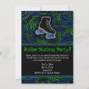Search for childrens skating invitations Black