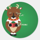 Search for reindeer tags stickers Winter