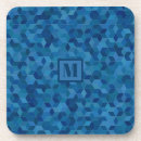 Recherche de cube dessous de verres Bleu