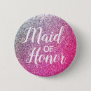 Search for maid of honour buttons Bridesmaid