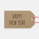 Search for happy new year gift tags Rustic