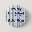 Recherche de son un garçon badges Anniversaire