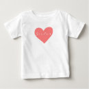 Search for pink love heart baby clothes Red