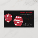 Search for casino business cards Modern