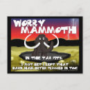 Recherche de mammouth laineux cartes postales Préhistorique