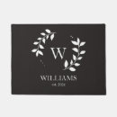 Search for elegant doormats Family last name