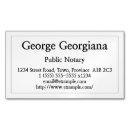 Search for notary public business cards Lawyer