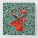 Search for deer head clocks Antlers