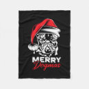 Search for bulldog christmas blankets Boston terrier