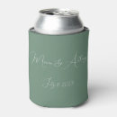 Search for boho wedding can coolers Sage green