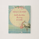 Recherche de cigognes puzzles Petite fille