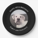 Search for funny birthday plates Puppy