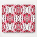 Recherche de triangle rouge tapis souris Blanc