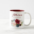 Search for burgundy mugs Bridal shower