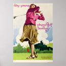 Search for golf advertising posters Vintage travel