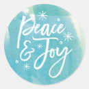 Search for peace joy stickers Blue