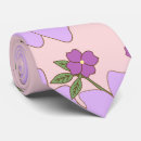 Recherche de fleurs violettes cravates Motif floral