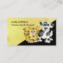 Search for kitten business cards Whimsical