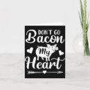 Search for funny bacon valentines day cards Heart