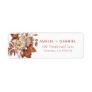 Search for autumn foliage return address labels Rustic