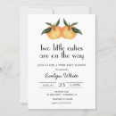 Search for two little cuties invitations Twins