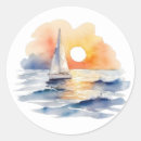 Search for sunset wedding stickers Watercolor