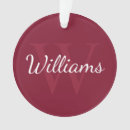 Search for burgundy ornaments Elegant